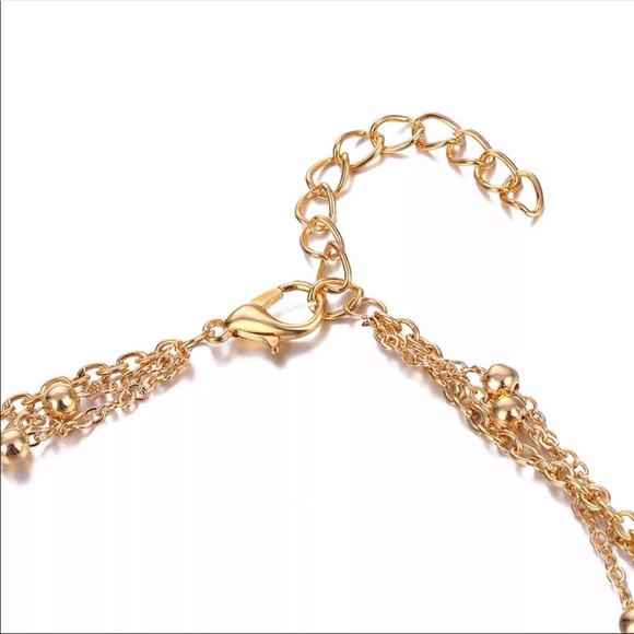 • Nadine • Crystal Micro Bead Layered Necklace - Picture 4 of 4